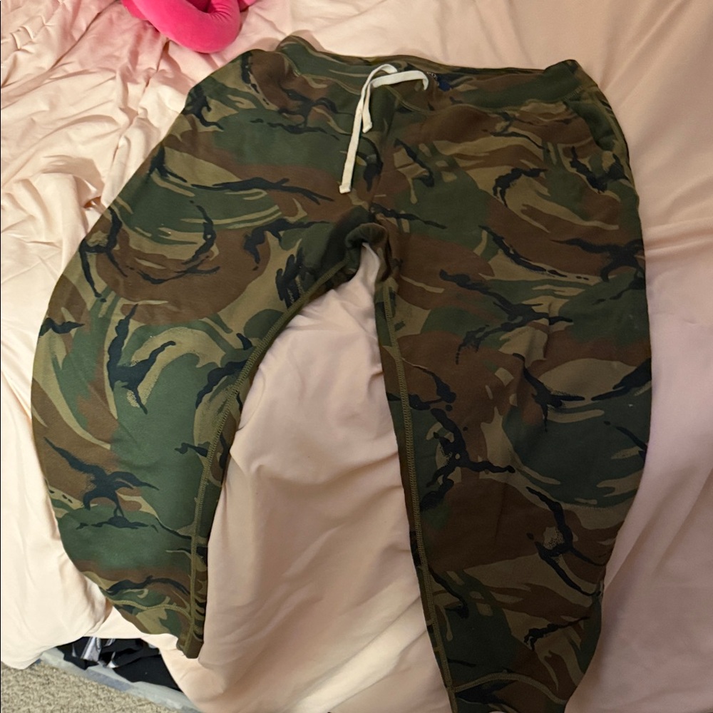 Polo Ralph Lauren Green Camouflage Joggers